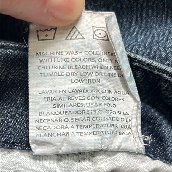 Riders by Lee Blue Capri Cropped Stretch Jeans Relaxed Fit - Picture 6 of 8